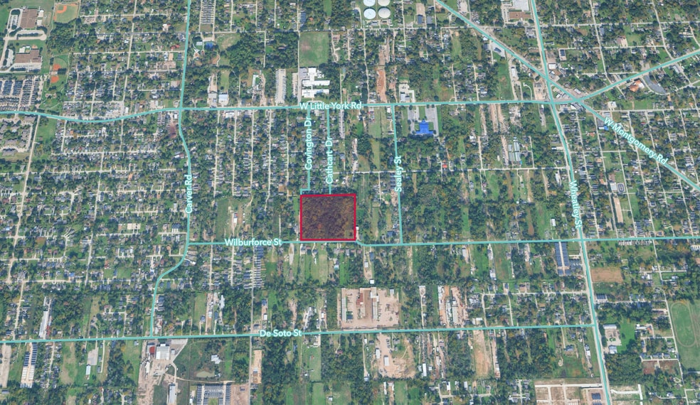 1800 Wilburforce St, Houston, TX à vendre - Aérien – Image 3 sur 3