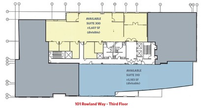 100 Rowland Way, Novato, CA à louer Plan d’étage– Image 1 sur 1