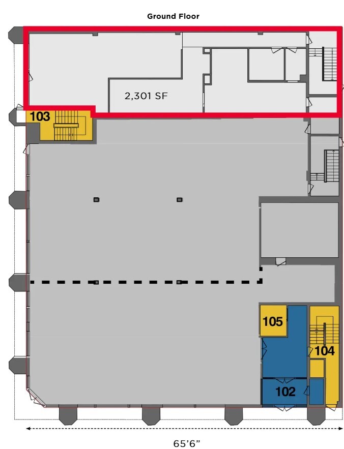 55 Cork St E, Guelph, ON à louer Plan d’étage– Image 1 sur 1