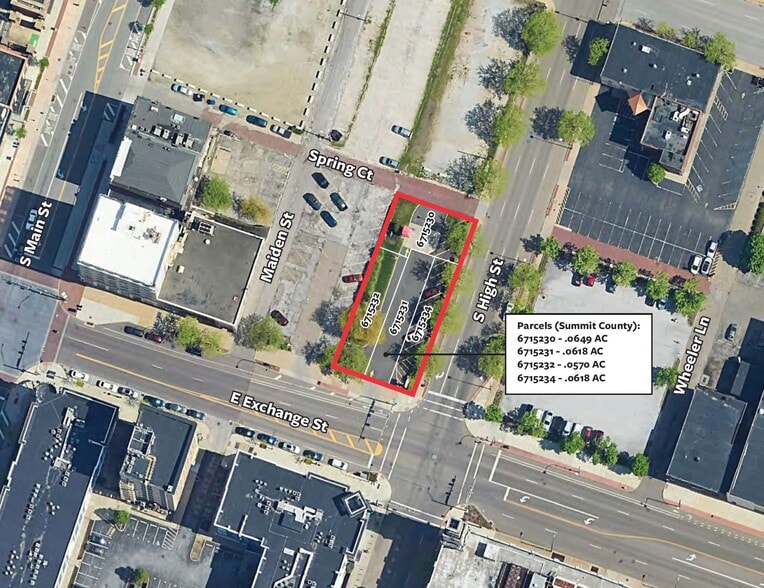 330 S. High St, Akron, OH à vendre - Plan de site – Image 1 sur 1