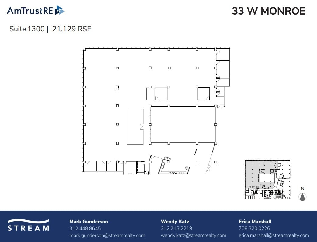 33 W Monroe St, Chicago, IL à louer Plan d’étage– Image 1 sur 1