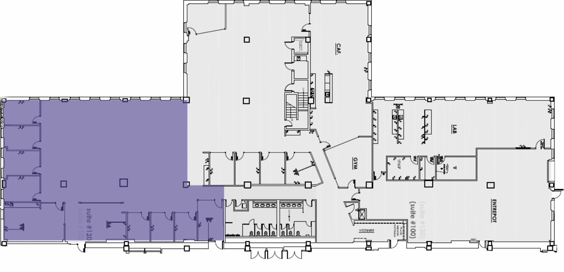 101-105 Marcel-Laurin, Montréal, QC à louer Plan d’étage– Image 1 sur 9