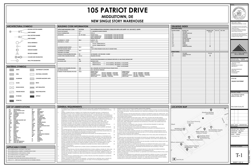 105 Patriot Dr, Middletown, DE à louer - Plan de site – Image 1 sur 2