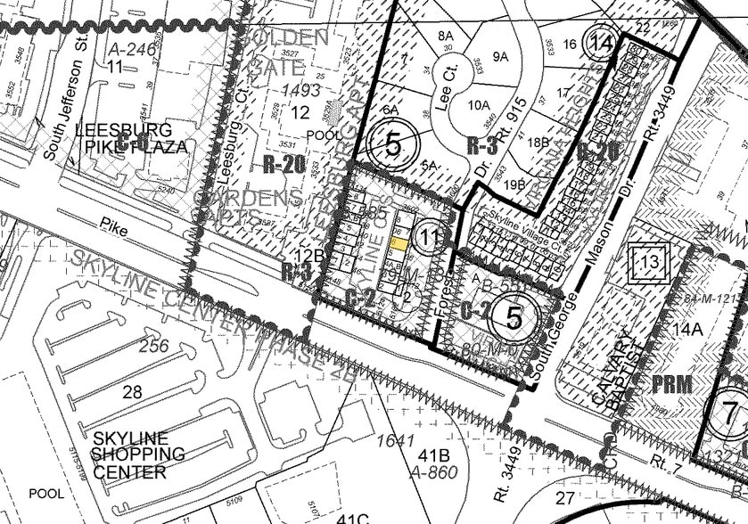 5122 Leesburg Pike, Alexandria, VA à louer - Plan cadastral – Image 3 sur 16