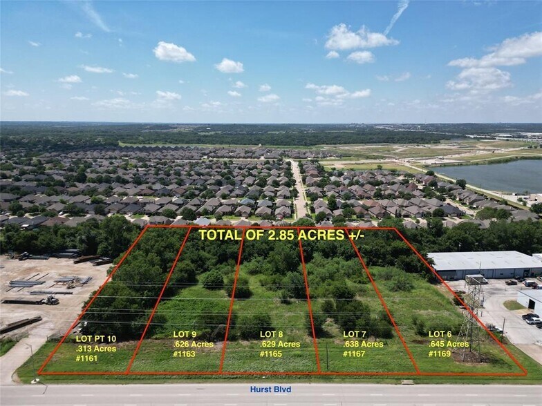 1161-1169 W Hurst Blvd, Hurst, TX à vendre - Photo de l’immeuble – Image 1 sur 11