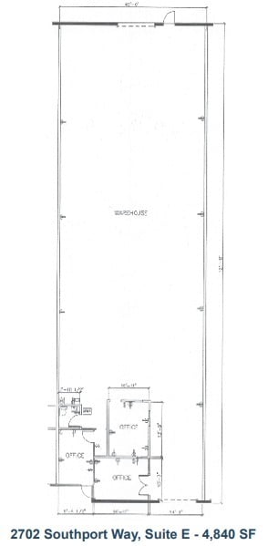 301 W 28th St, National City, CA à louer Plan d’étage– Image 1 sur 1