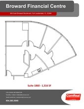 500 E Broward Blvd, Fort Lauderdale, FL à louer Plan d’étage– Image 1 sur 2