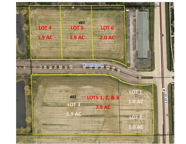 Route 59 & Dayfield Dr, Plainfield, IL à vendre - Photo de l’immeuble – Image 2 sur 9
