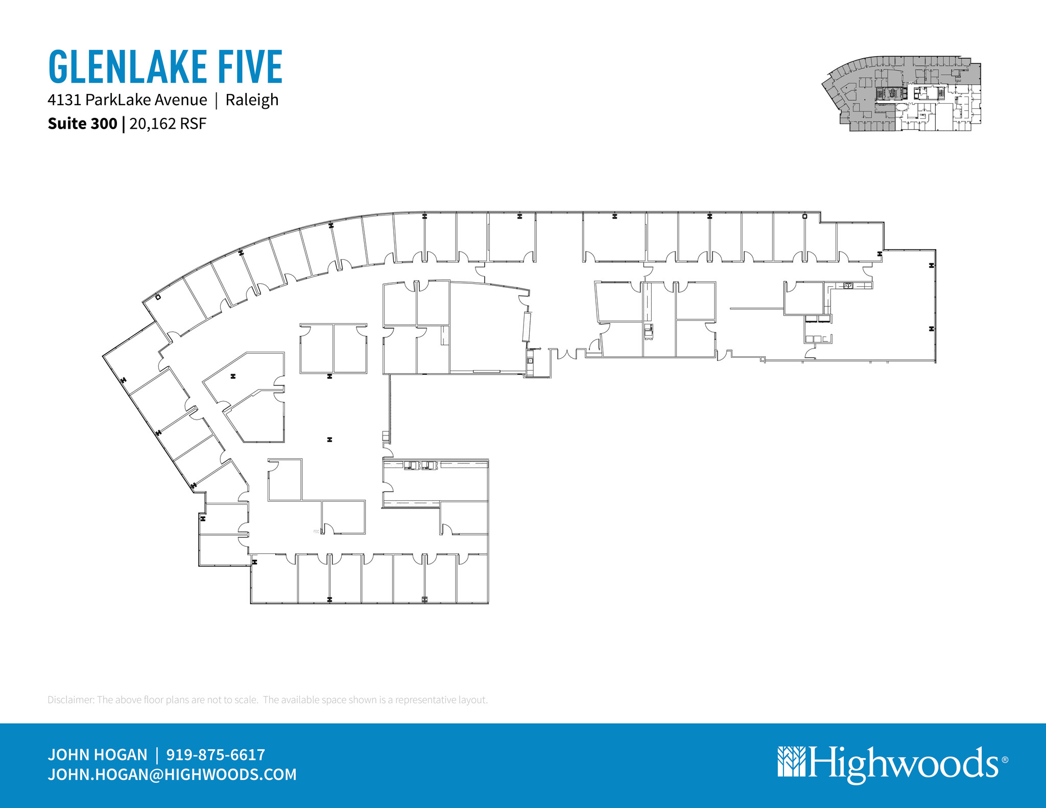 4131 Parklake Ave, Raleigh, NC à louer Plan d’étage– Image 1 sur 1