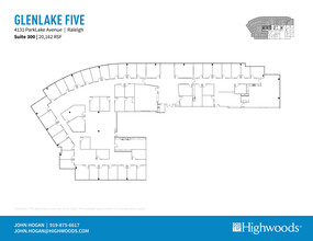 4131 Parklake Ave, Raleigh, NC à louer Plan d’étage– Image 1 sur 1