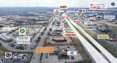 489 Sam Ridley Pky, Smyrna, TN - Vue aérienne vue de carte - Image1