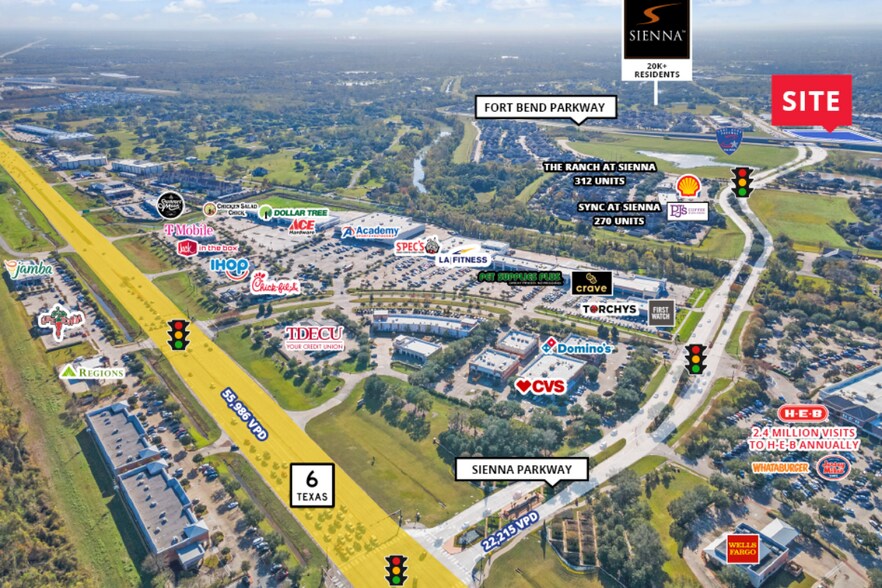 SWC of Sienna Pkwy & Fort Bend Pky, Missouri City, TX à louer - Photo de l’immeuble – Image 2 sur 7