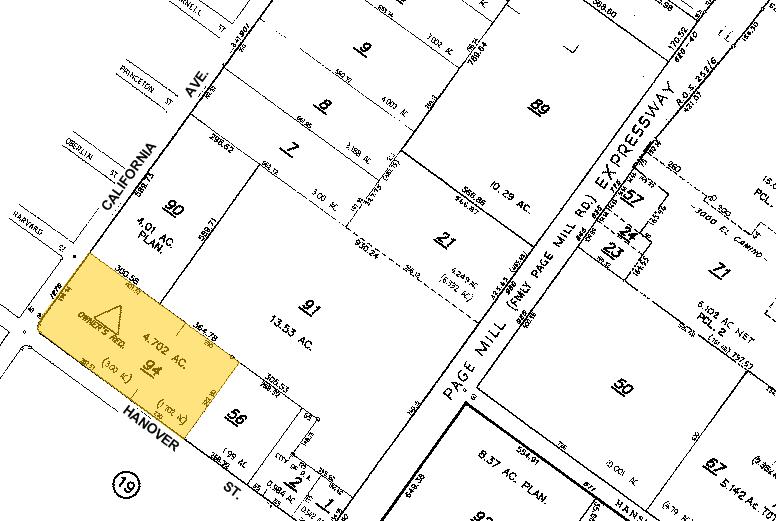 2475 Hanover St, Palo Alto, CA à louer - Plan cadastral – Image 2 sur 5