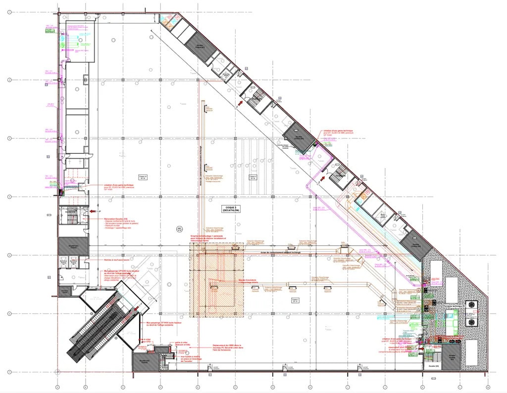 Local commercial dans Saint-Denis à louer Plan d’étage– Image 1 sur 3