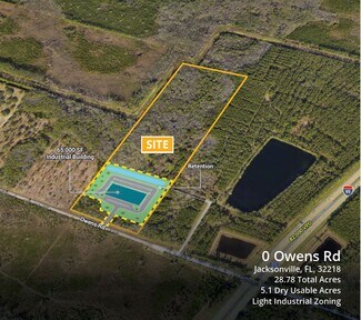 Plus de détails pour Owens Rd, Jacksonville, FL - Terrain à vendre