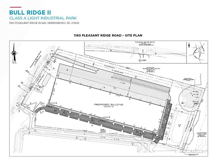 1150 Pleasant Ridge Rd, Greensboro, NC à louer - Plan de site – Image 3 sur 3