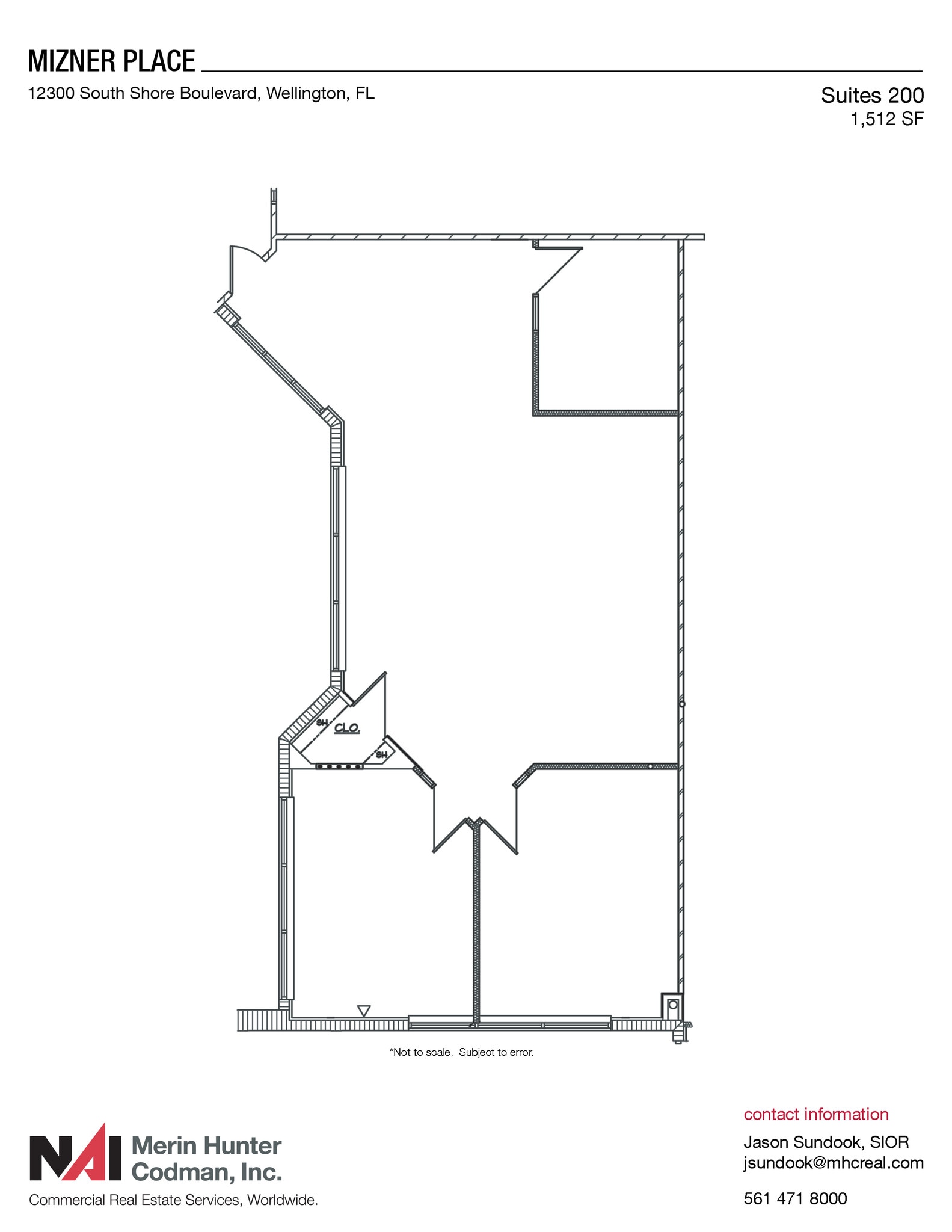 12300 S Shore Blvd, Wellington, FL à louer Plan d’étage– Image 1 sur 2