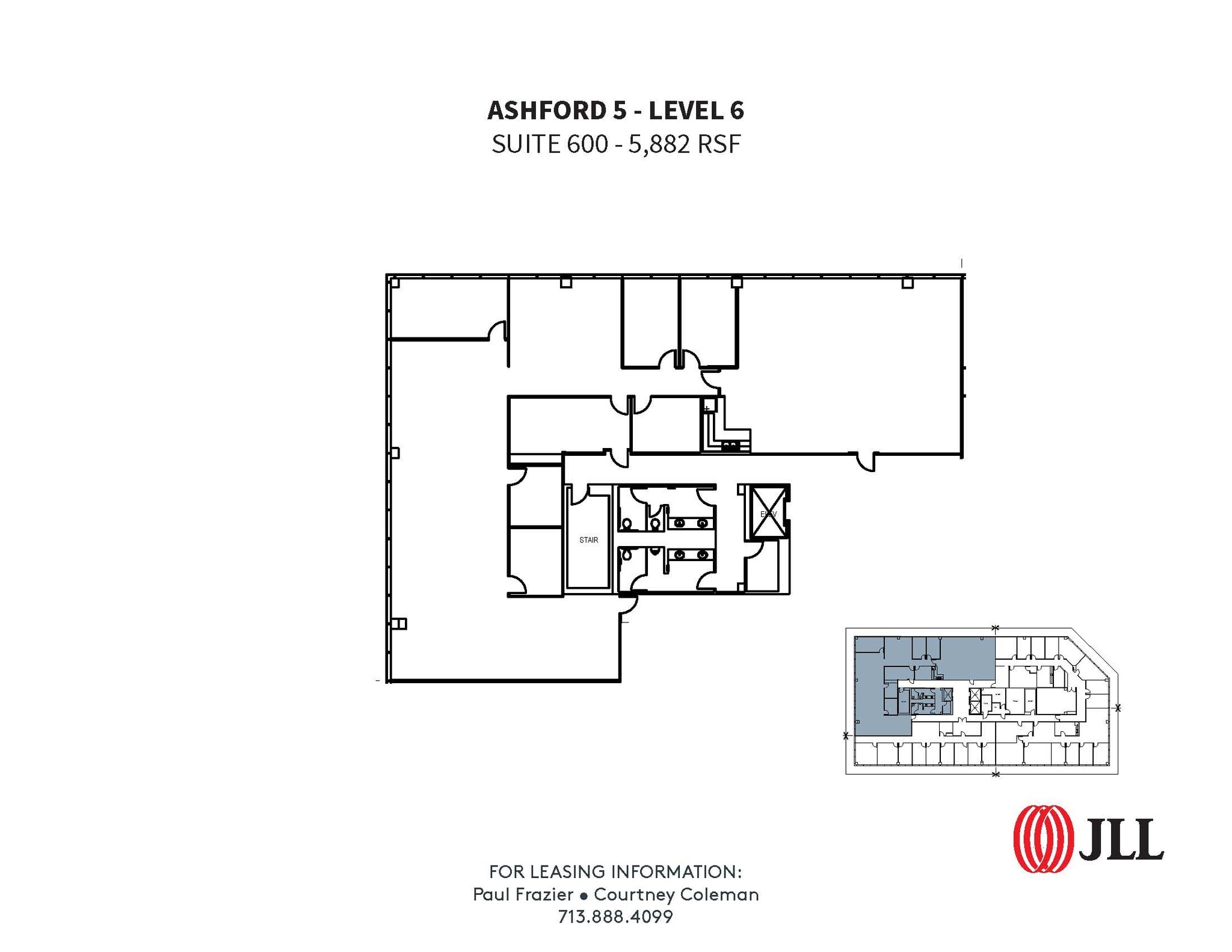 14701 St. Marys Ln, Houston, TX à louer Plan d’étage– Image 1 sur 1