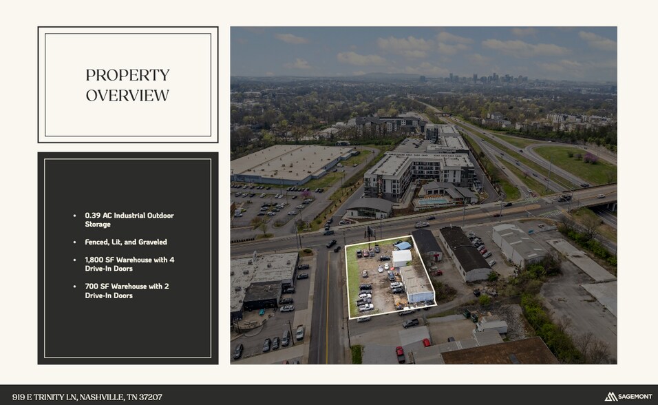919 E Trinity Ln, Nashville, TN à louer - Photo de l’immeuble – Image 2 sur 21