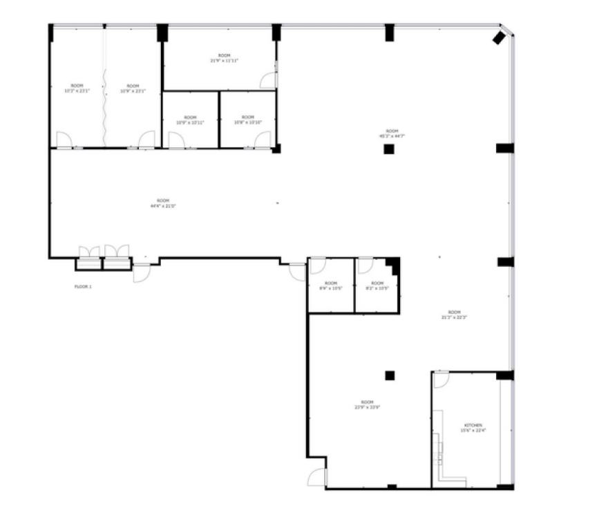 6299 Airport Rd, Mississauga, ON à louer Plan d’étage– Image 1 sur 1