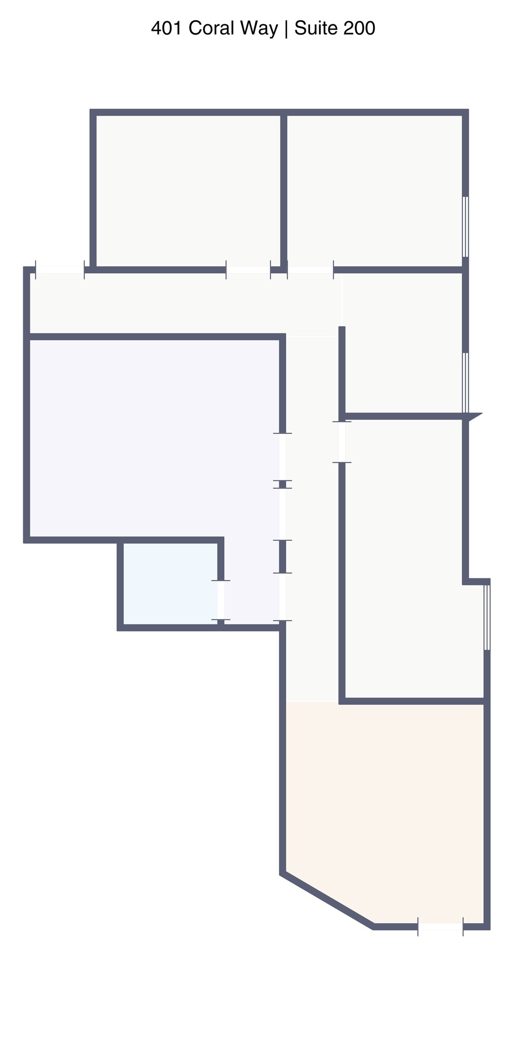 401 Coral Way, Coral Gables, FL à louer Plan de site– Image 1 sur 1