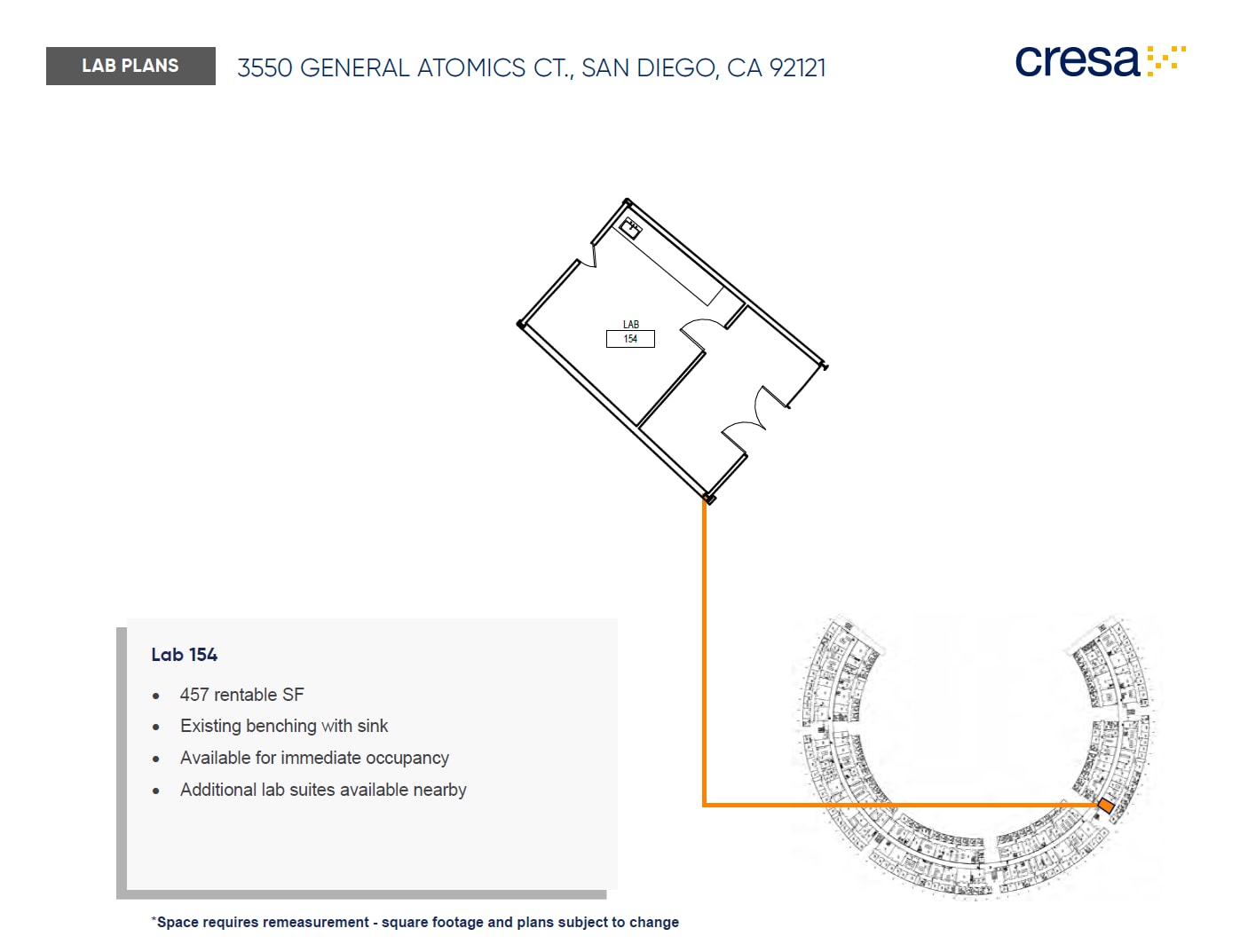 3550 General Atomics Ct, San Diego, CA à louer Plan d’étage– Image 1 sur 1