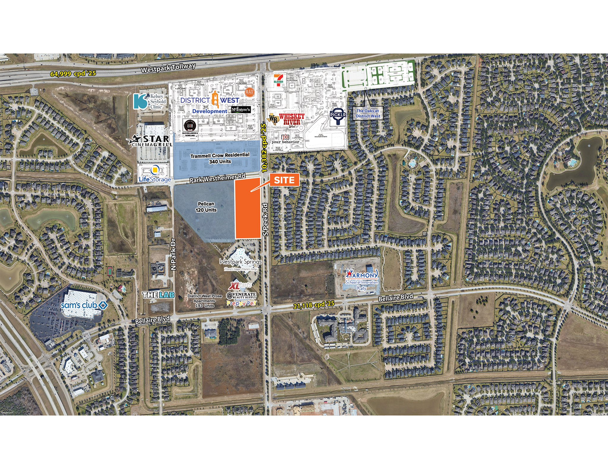SWQ Park Westheimer Rd & S Peek rd, Richmond, TX à vendre Photo principale– Image 1 sur 4