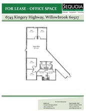 6743-6747 S Kingery Hwy, Willowbrook, IL à louer Plan d’étage– Image 1 sur 1