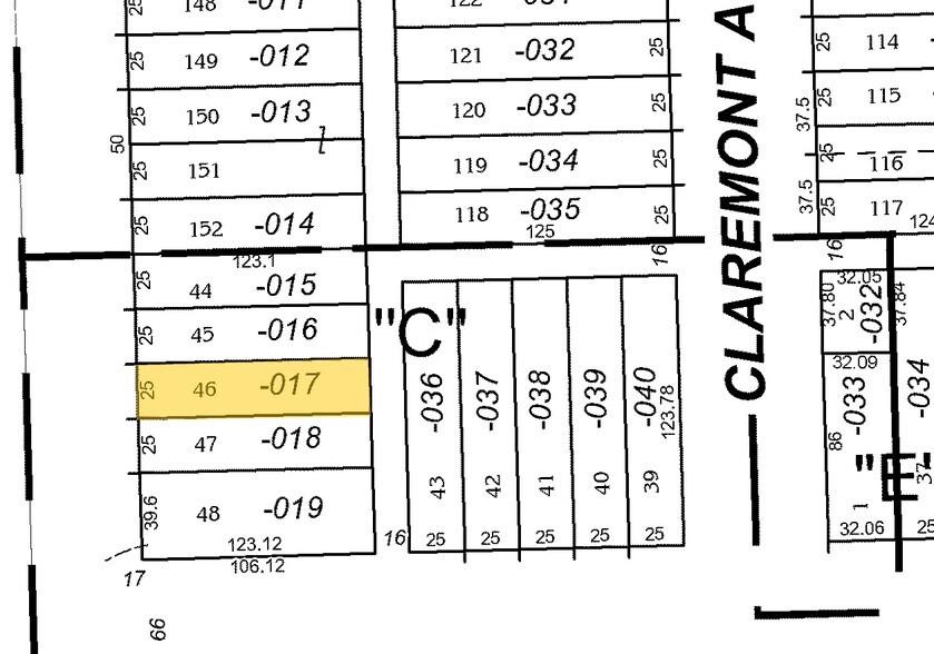 4307 N Western Ave, Chicago, IL à vendre - Plan cadastral – Image 3 sur 4