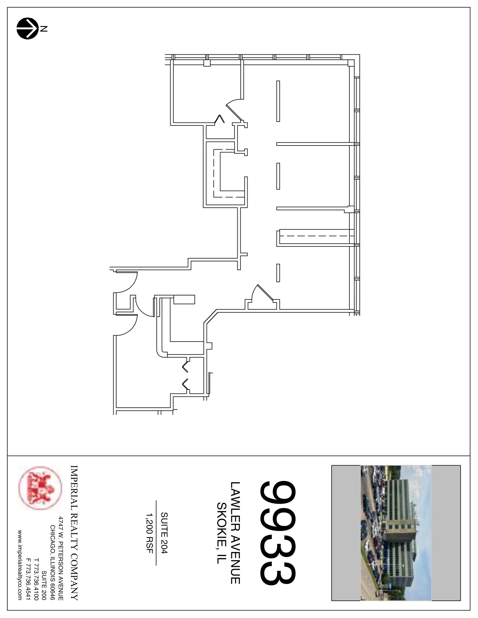 9933 Lawler Ave, Skokie, IL à louer Plan de site– Image 1 sur 1