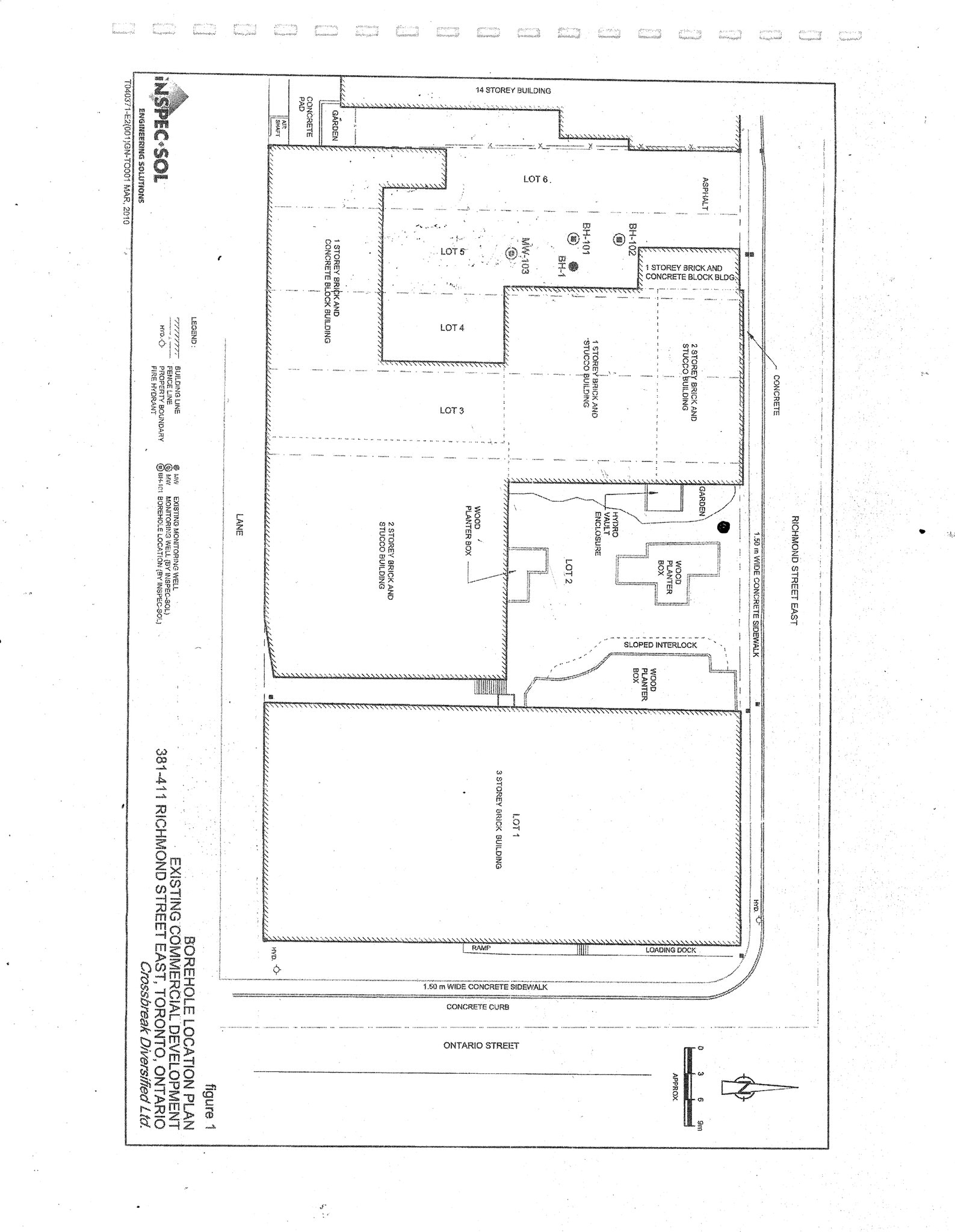 381-387 Richmond St E, Toronto, ON à louer Plan de site– Image 1 sur 1
