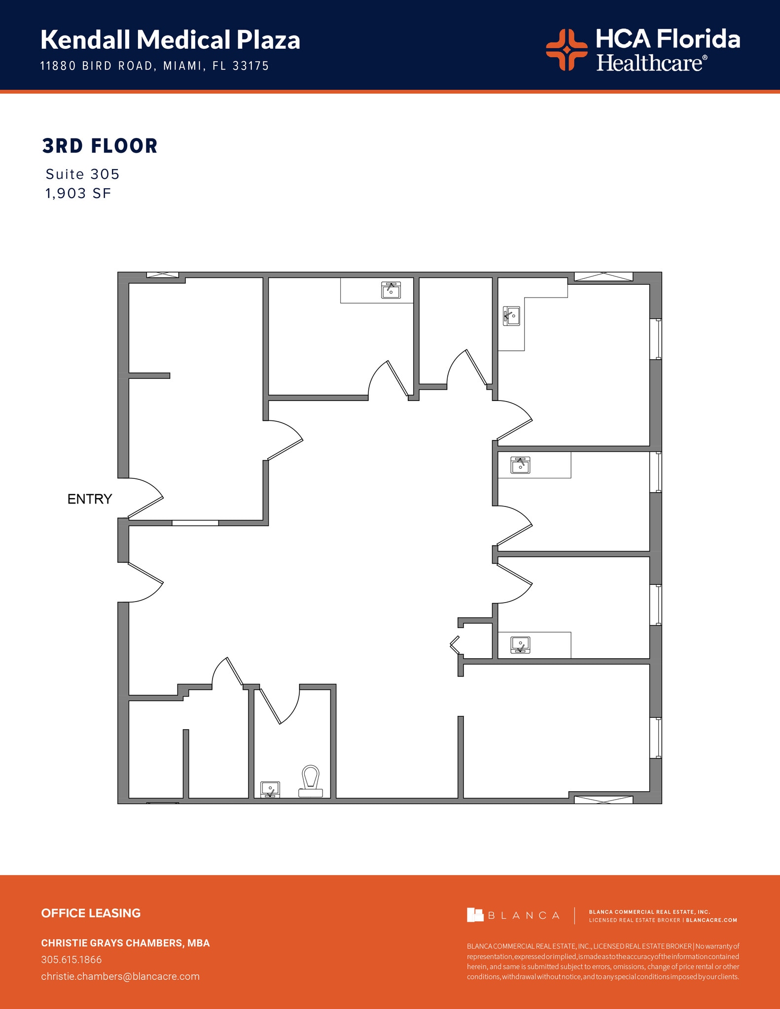 11880 Bird Rd, Miami, FL à louer Plan d’étage– Image 1 sur 1