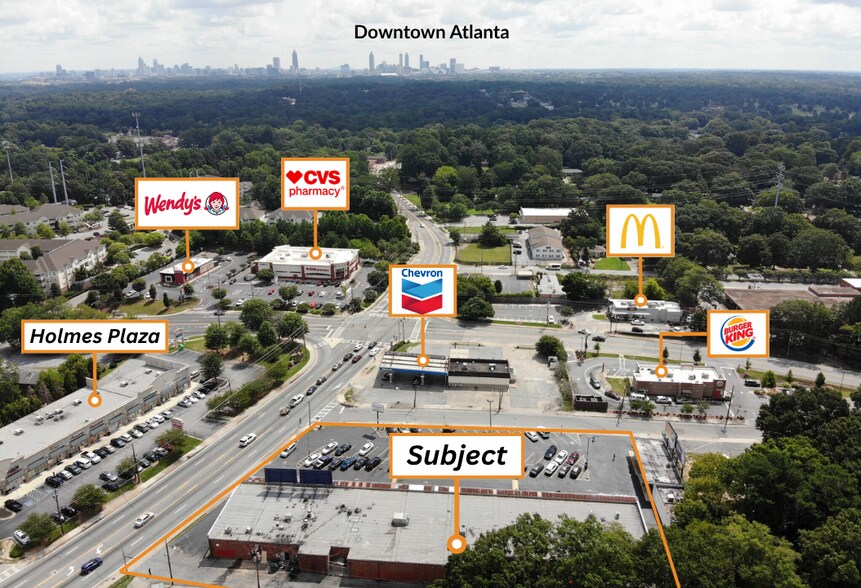 2460 Martin Luther King Jr Dr SW, Atlanta, GA à vendre - Aérien – Image 2 sur 8