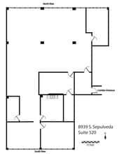 8929-8939 S Sepulveda Blvd, Los Angeles, CA à louer Plan d’étage– Image 1 sur 2