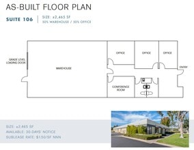 5482 Complex St, San Diego, CA à louer Plan d’étage– Image 2 sur 2