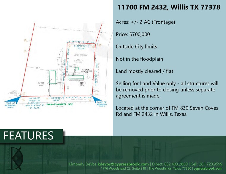 11700 FM 2432 Rd, Willis, TX à vendre - Photo de l’immeuble – Image 2 sur 4