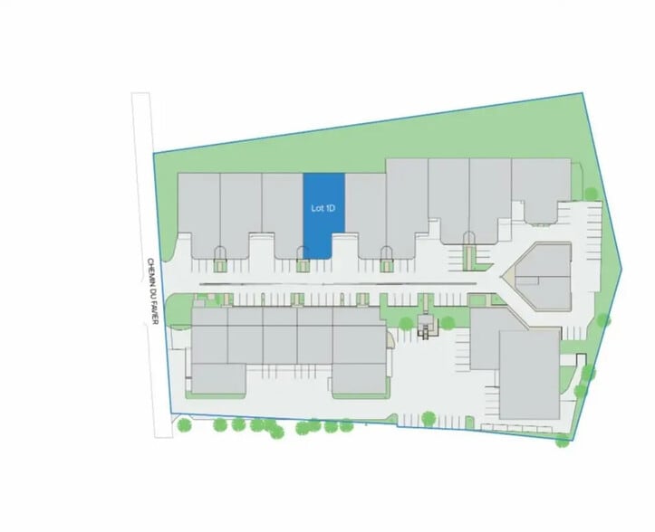 Local d’activités dans Saint-Genis-Laval à louer - Plan de site – Image 3 sur 6