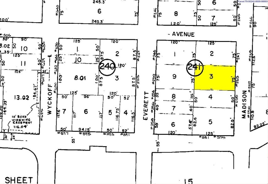 253 Madison Ave, Wyckoff, NJ à vendre - Plan cadastral – Image 2 sur 37
