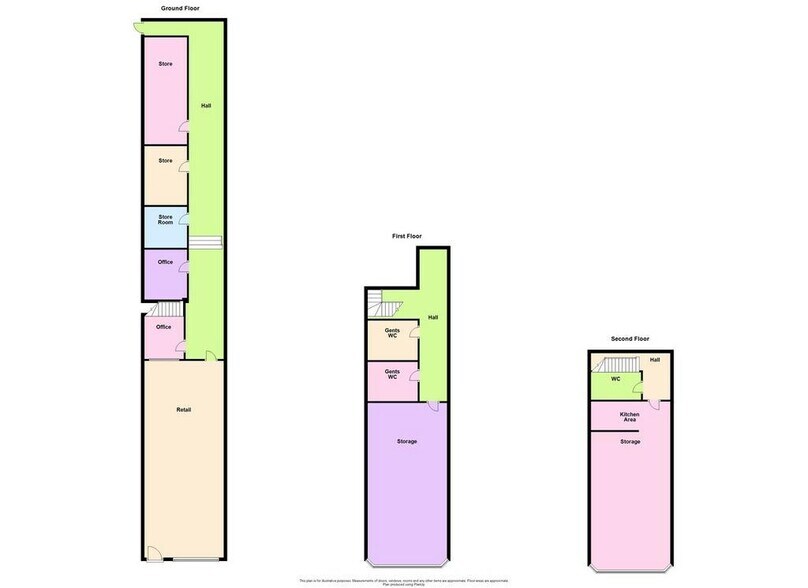 43 High St, Newport à louer - Plan d’étage – Image 3 sur 4