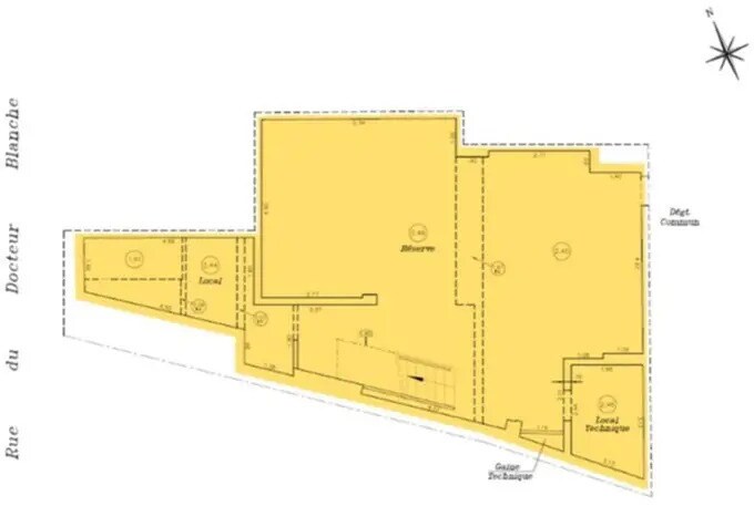Local commercial dans Paris à louer - Plan d’étage – Image 3 sur 4
