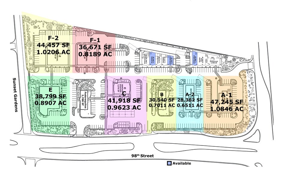 Southwest Corner of Central Avenue & 98th Street, Albuquerque, NM à louer - Plan de site – Image 2 sur 5