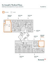 6565 E Carondelet Dr, Tucson, AZ à louer Plan d’étage– Image 2 sur 2