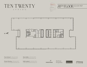 1020 Spring St, Atlanta, GA à louer Plan d’étage– Image 1 sur 1