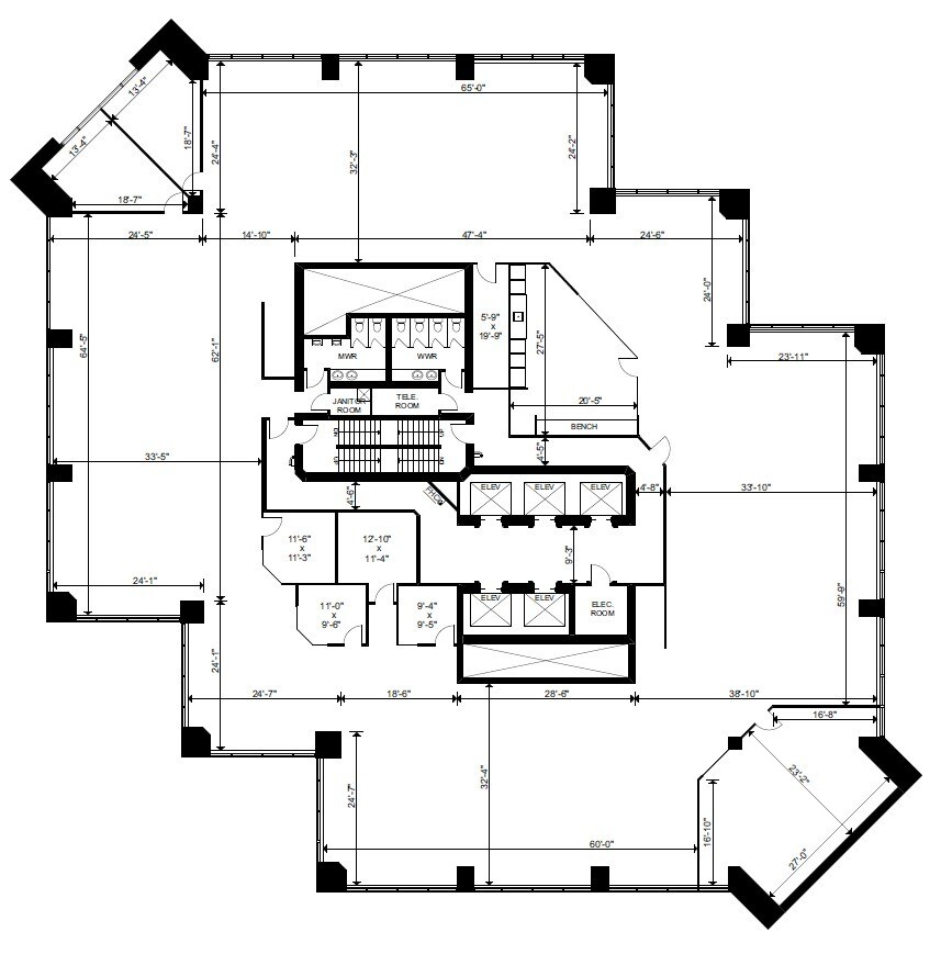 311 6th Ave SW, Calgary, AB à louer Plan d’étage– Image 1 sur 1