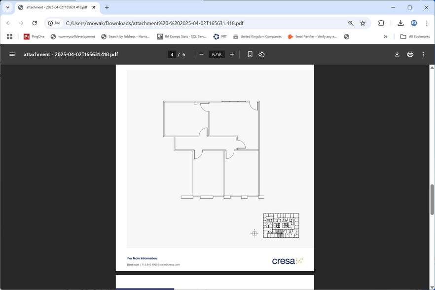 5005 Woodway Dr, Houston, TX à louer - Plan d’étage – Image 3 sur 7
