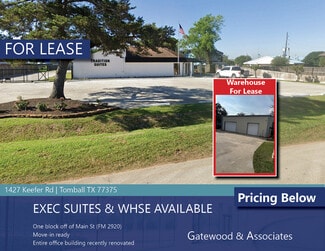 Plus de détails pour 1427 Keefer Rd, Tomball, TX - Bureau, Local d'activités à louer
