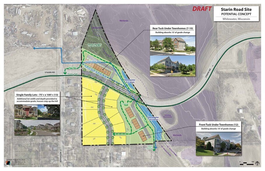Whitewater City Lots, Whitewater, WI à vendre - Plan de site – Image 2 sur 2