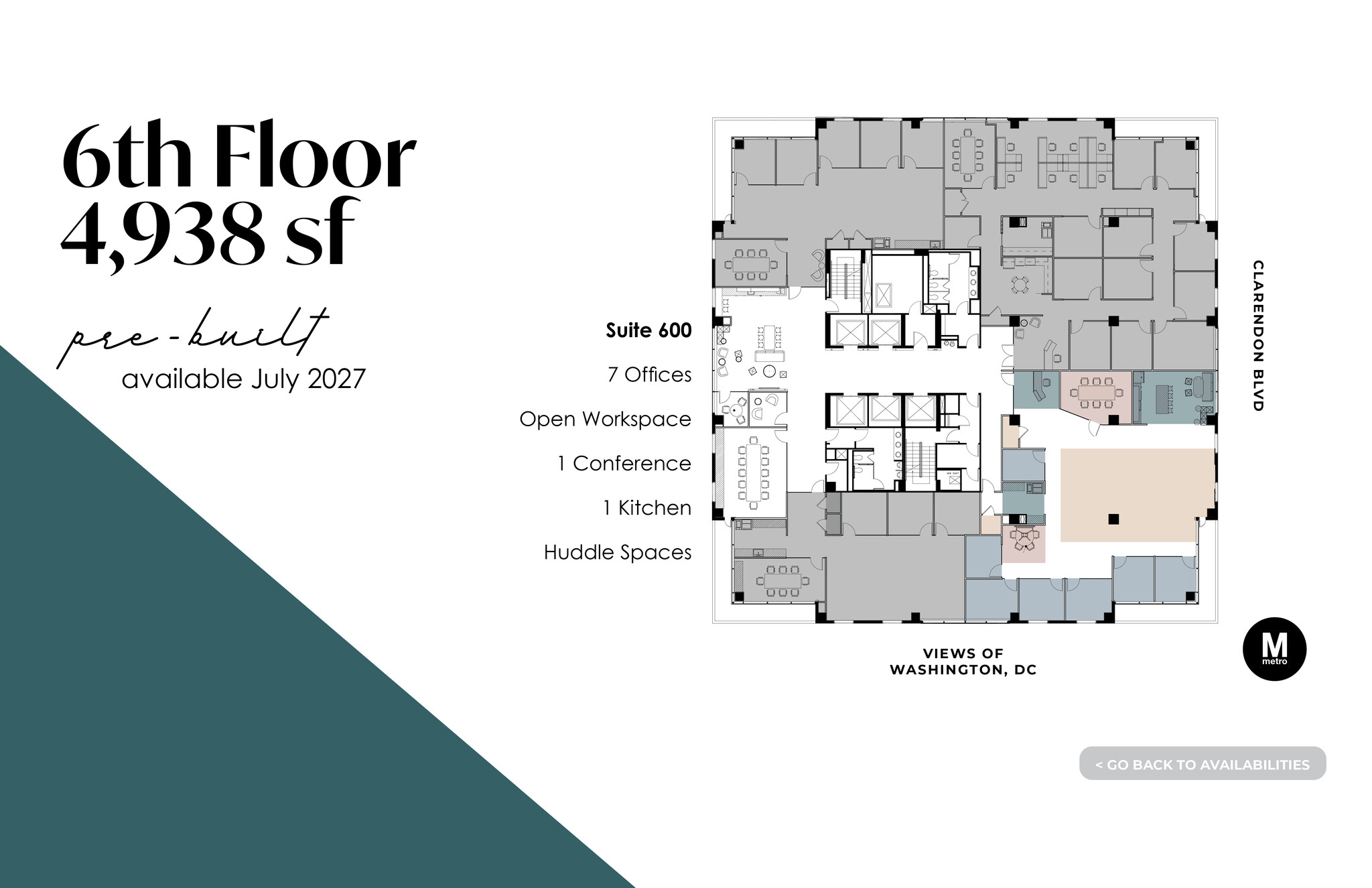 3100 Clarendon Blvd, Arlington, VA à louer Plan d’étage– Image 1 sur 1