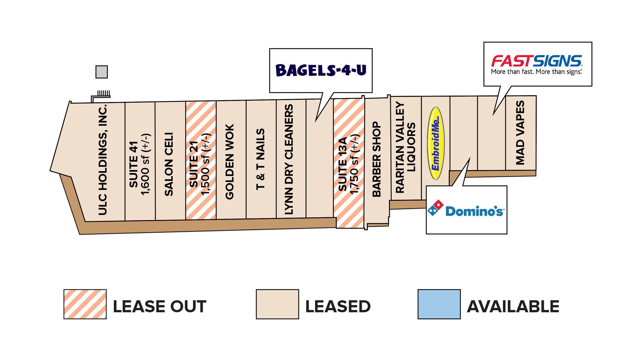 Us Highway 206, Raritan, NJ à louer Plan d’étage– Image 1 sur 1