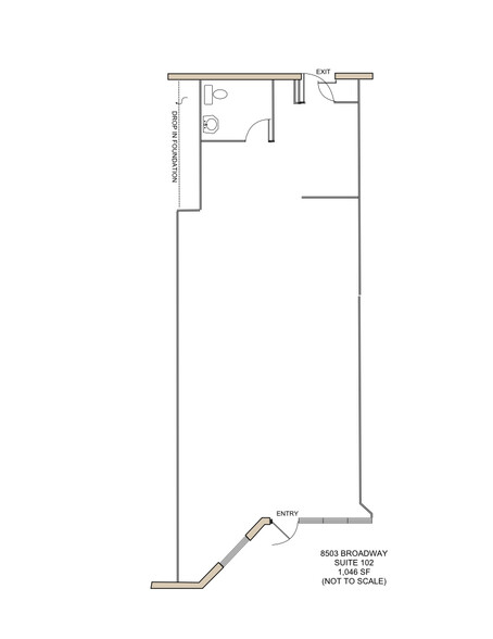 8503 Broadway St, San Antonio, TX à louer - Plan d’étage – Image 3 sur 3
